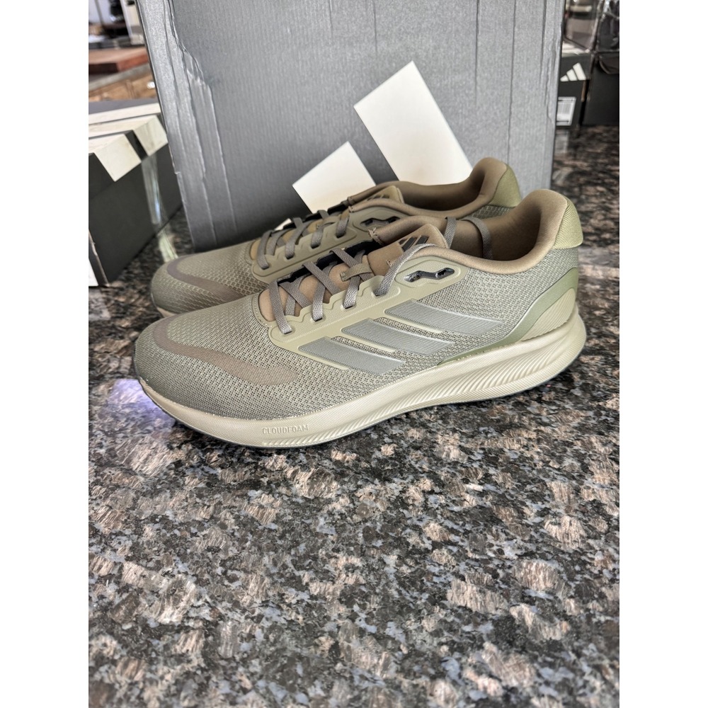 Adidas Runfalcon 5 Mens Running Shoes Olive Strata Green IE0525 Size 11.5 NEW